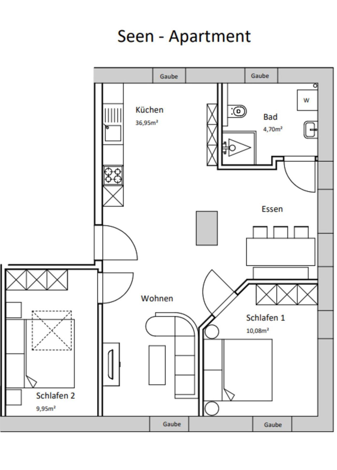 Seen-apartment Im Herrenhaus Rheinblick Apartment *
